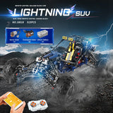 MOULD KING 18018 Technical Climbing Car The MOC-3028 lightning APP Remote Control Car Model Bricks Toys For Kids Christmas Gifts