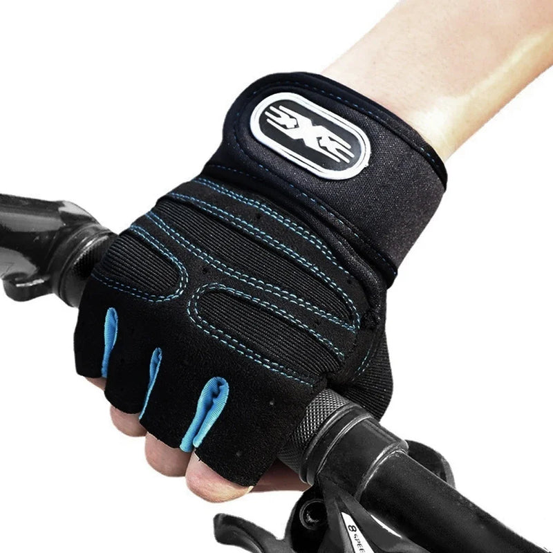 New Gym Gloves Fitness Weight Lifting Gloves Body Building Training Sports Exercise Cycling Sport Workout Glove for Men Women M/