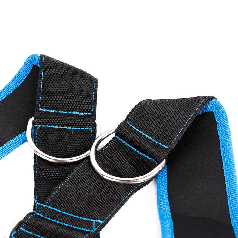 Portable Fitness Resistance Band Strength Training Shoulder Harness Wear Resistant Nylon Pull Strap