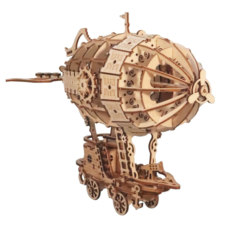 3D Wooden Puzzle Airship Model kits for Adults Model Building Kit  Brain Teaser for Adults to Build Hand Craft Mechanical