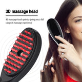 Electric Spray Massage Comb Blue Red Light Therapy Vibration Hair Massage Scalp Brush Negative Ion Spray Hair Growth Massager