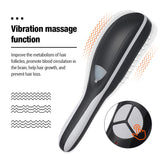 Electric Spray Massage Comb Blue Red Light Therapy Vibration Hair Massage Scalp Brush Negative Ion Spray Hair Growth Massager