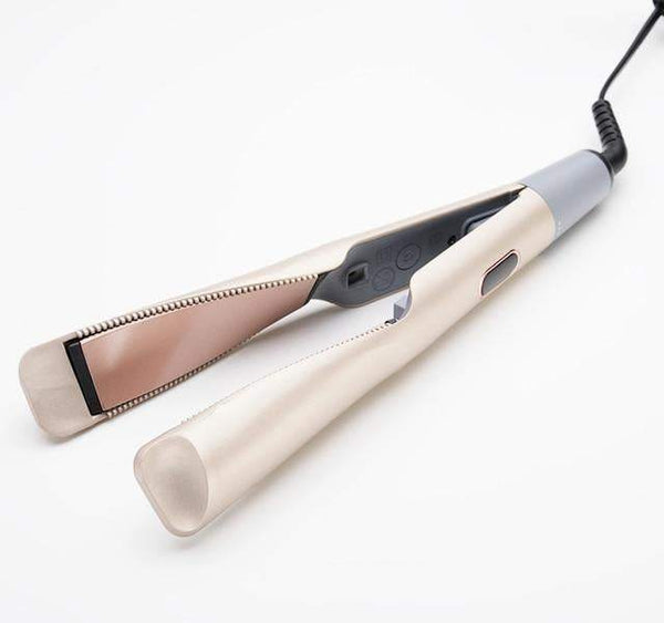 2-in-1 Hair Straightener Spiral Wave Curler